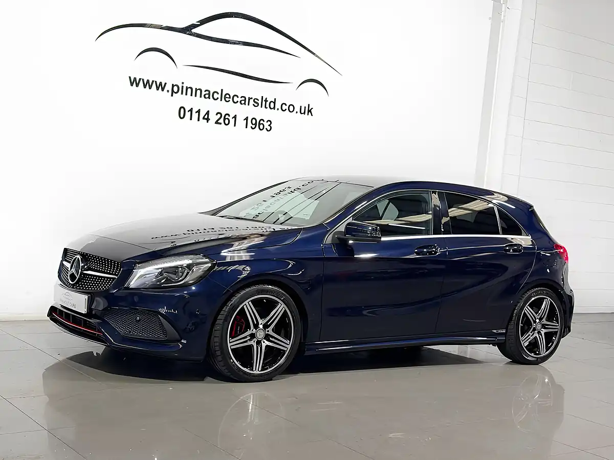 Used 2017 Mercedes-Benz a Class AMG Blue - Interior and Exterior details 9
