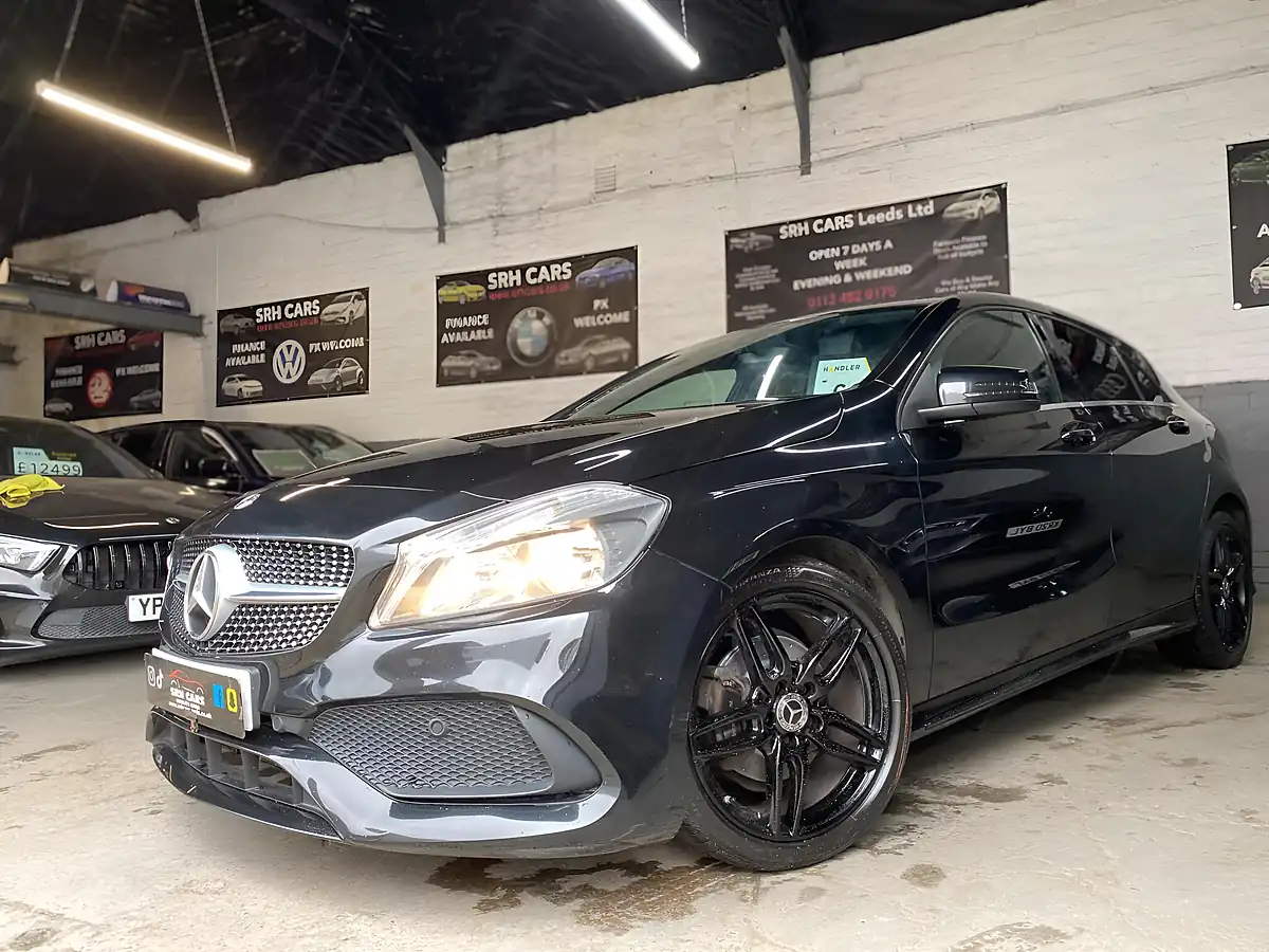 Used 2017 Mercedes-Benz a Class AMG Line Black - Interior and Exterior details 11