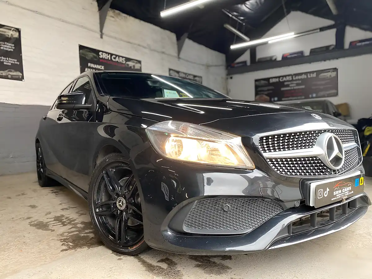 Used 2017 Mercedes-Benz a Class AMG Line Black - Interior and Exterior details 2