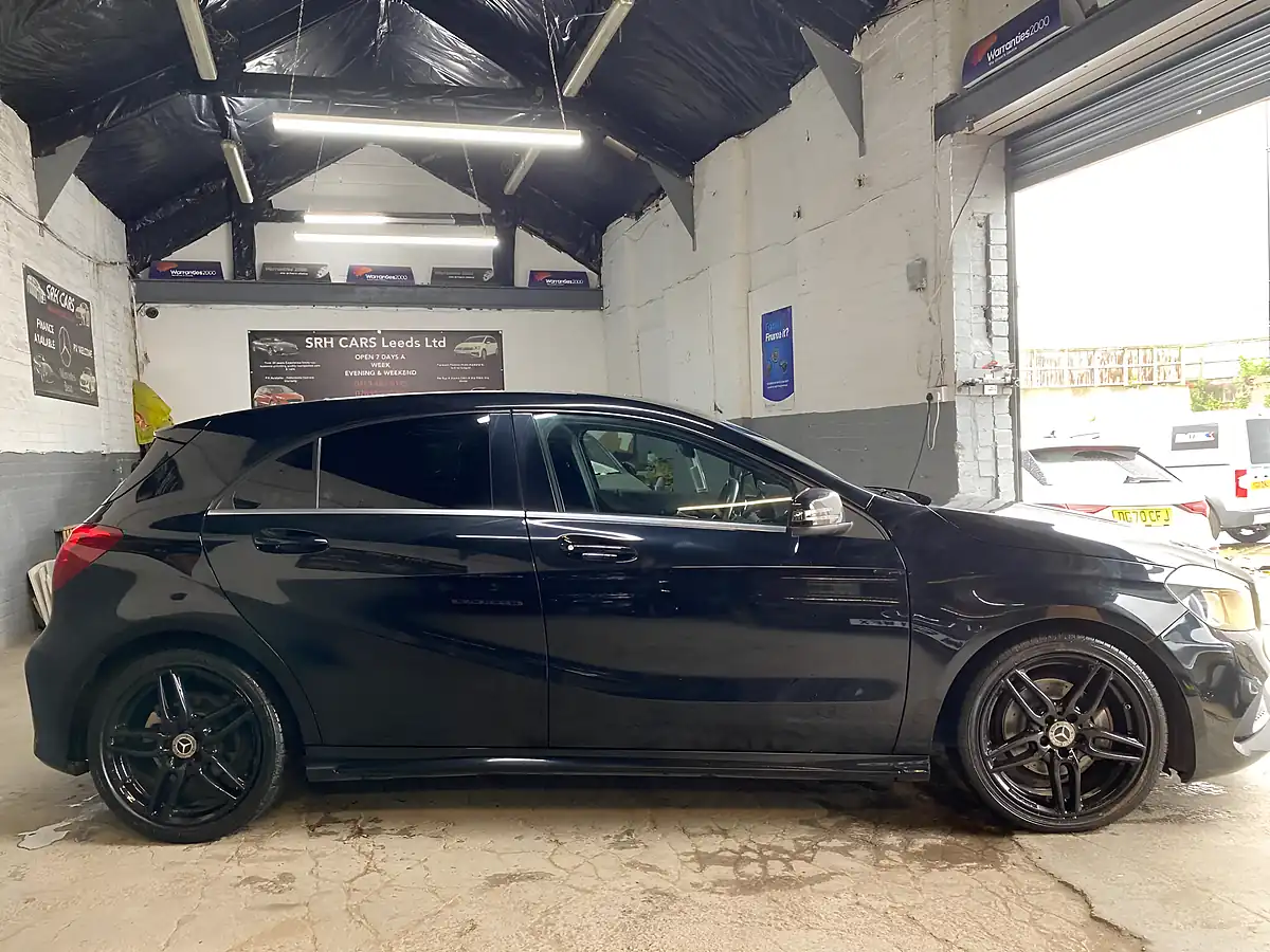 Used 2017 Mercedes-Benz a Class AMG Line Black - Interior and Exterior details 3