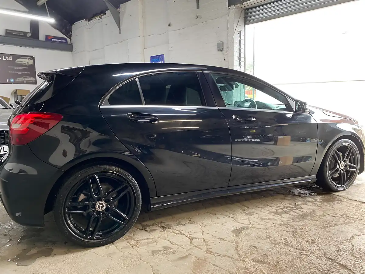 Used 2017 Mercedes-Benz a Class AMG Line Black - Interior and Exterior details 4