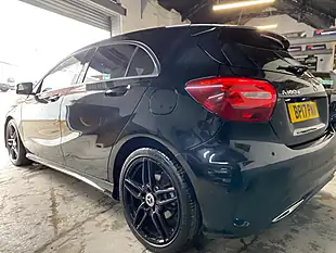 Used 2017 Mercedes-Benz a Class AMG Line Black - Interior and Exterior details 7