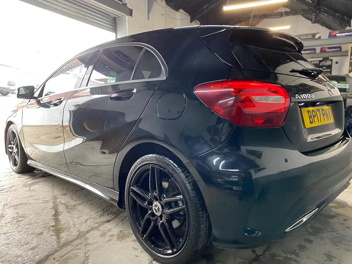 Used 2017 Mercedes-Benz a Class AMG Line Black - Interior and Exterior details 7