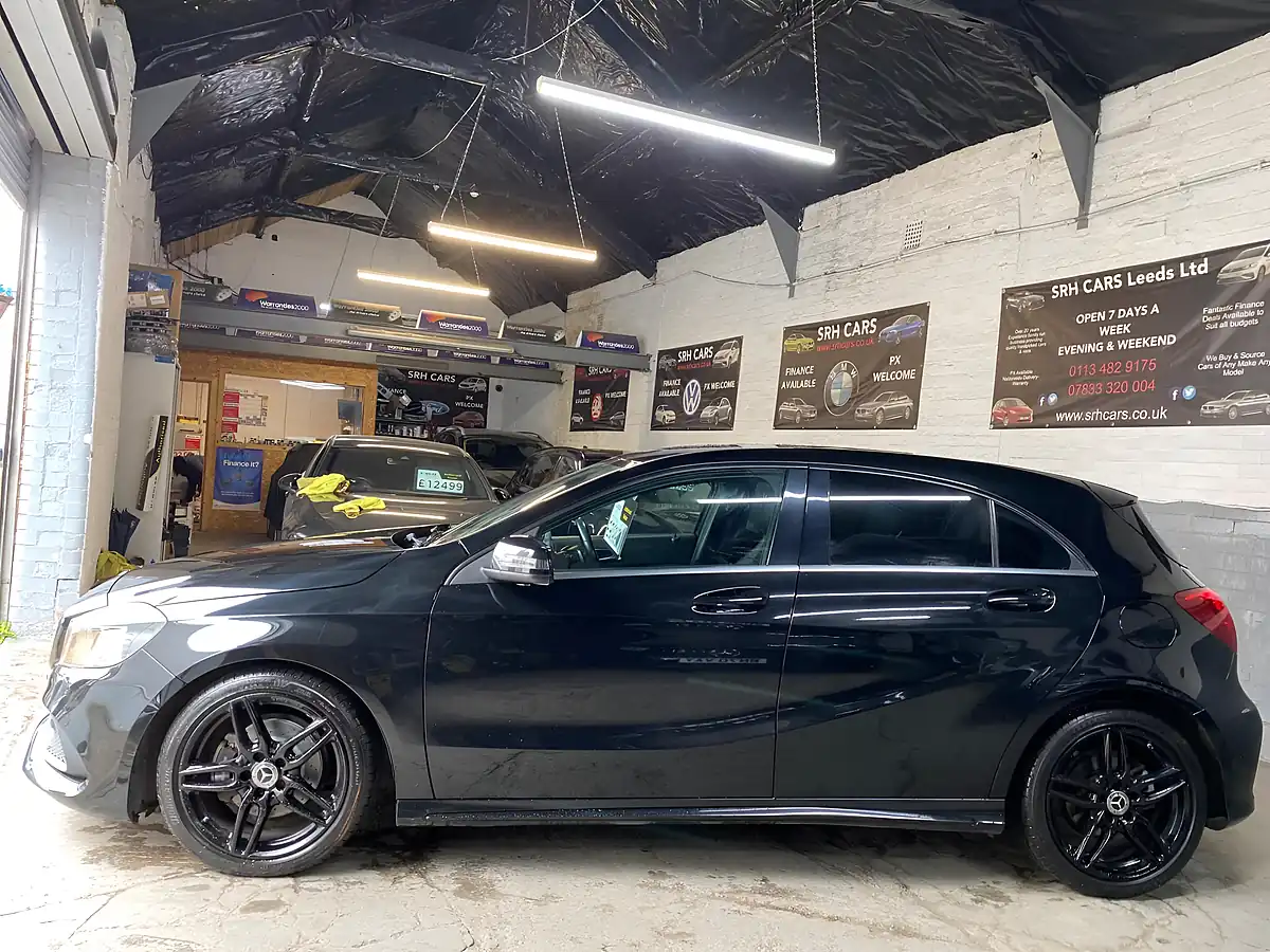 Used 2017 Mercedes-Benz a Class AMG Line Black - Interior and Exterior details 8