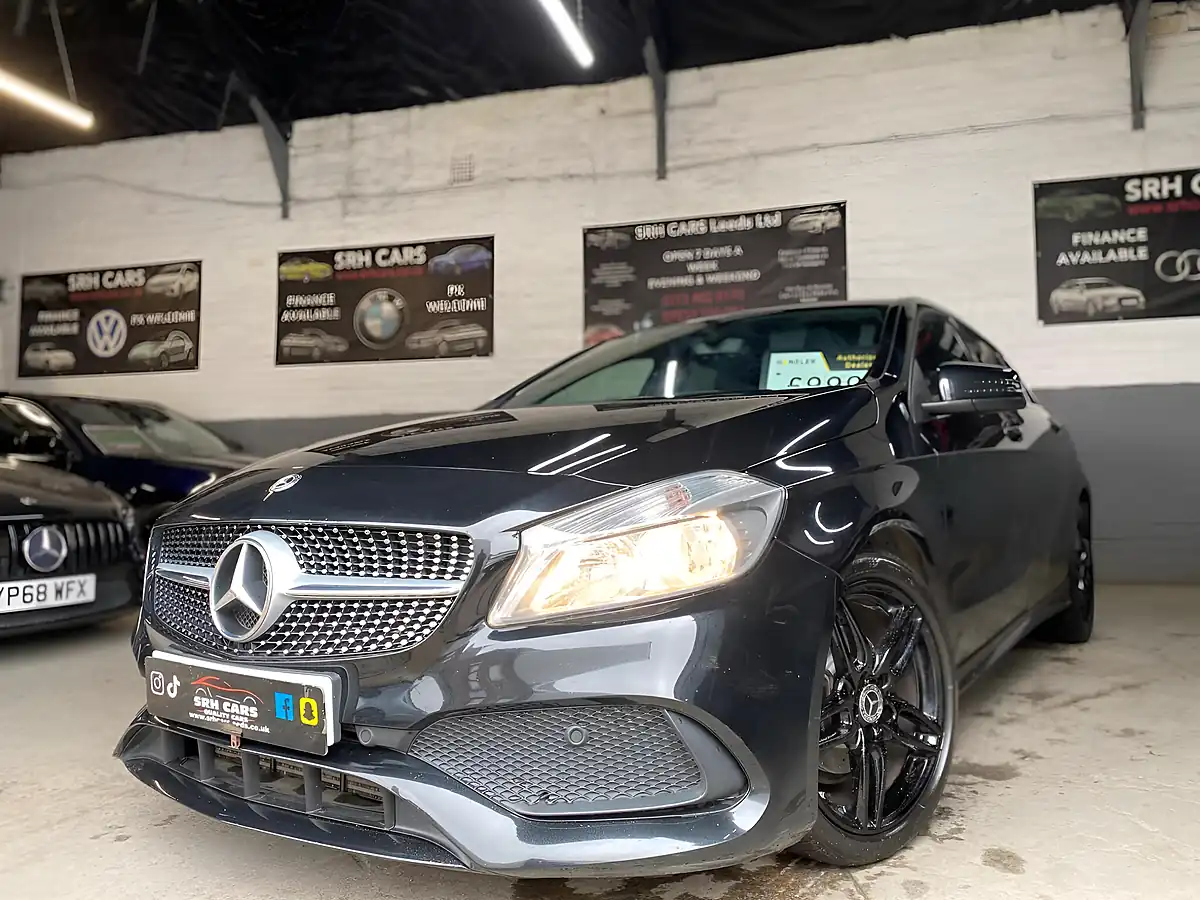 Used 2017 Mercedes-Benz a Class AMG Line Black - Interior and Exterior details 9