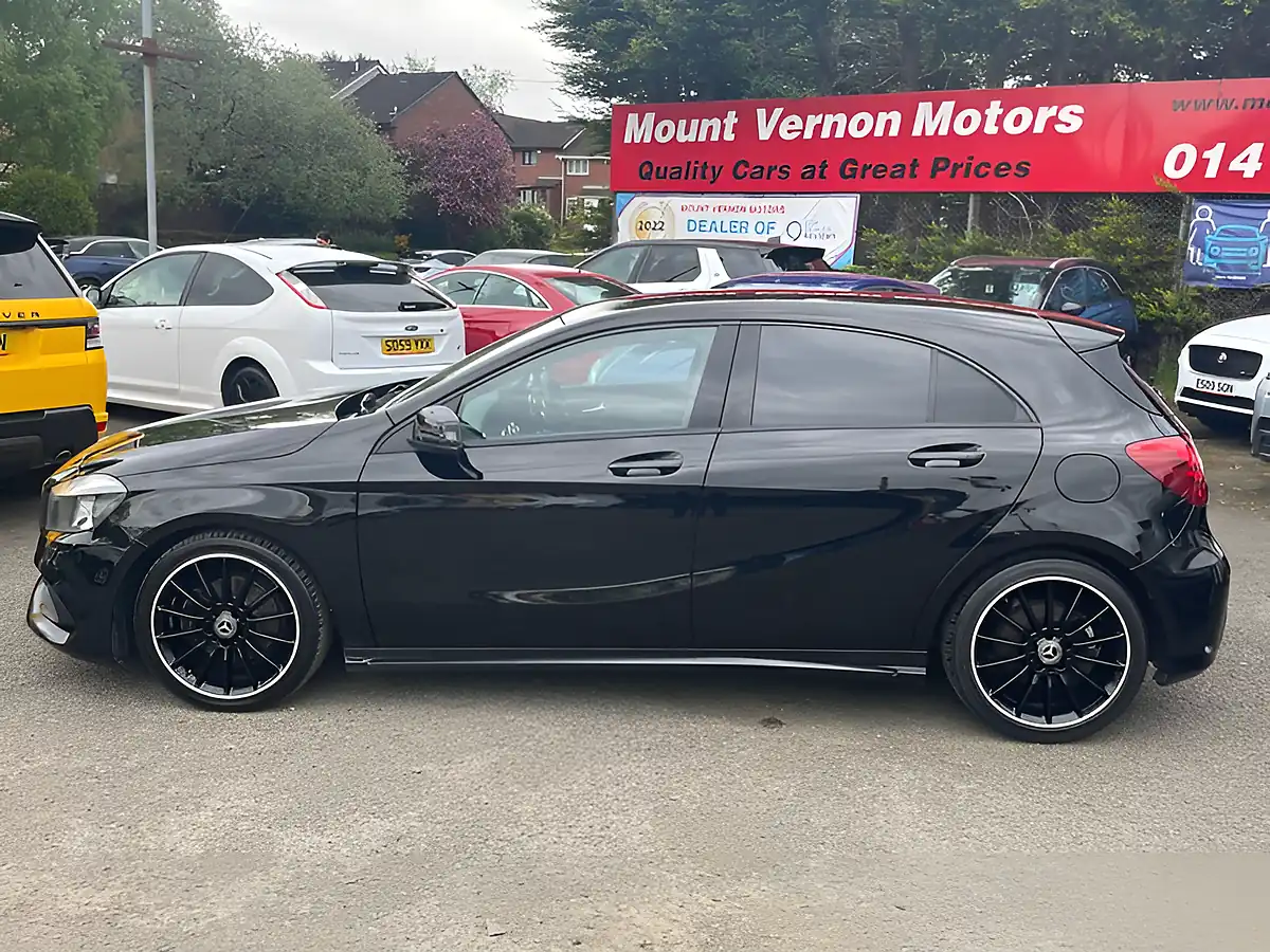 Used 2017 Mercedes-Benz a Class AMG Line Black - Interior and Exterior details 5