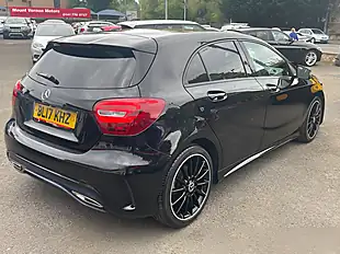 Used 2017 Mercedes-Benz a Class AMG Line Black - Interior and Exterior details 8