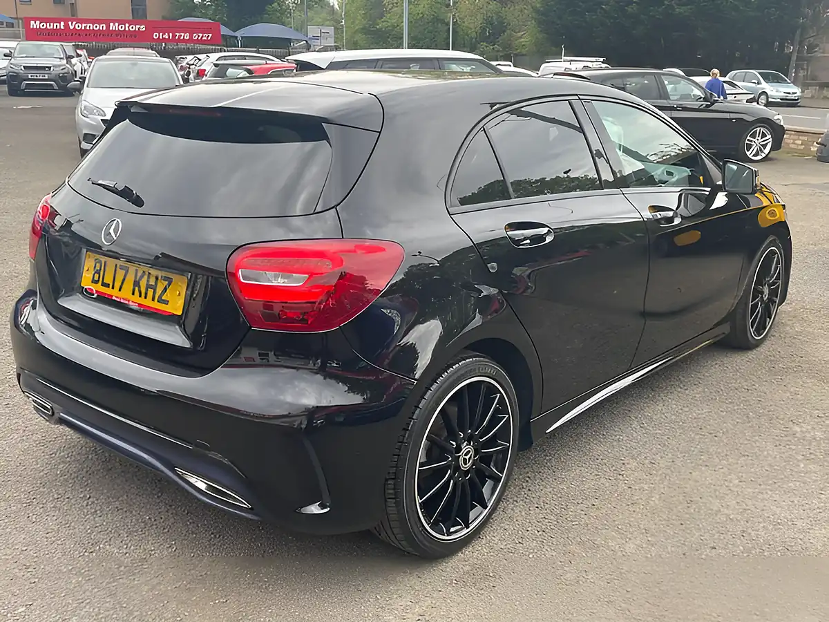 Used 2017 Mercedes-Benz a Class AMG Line Black - Interior and Exterior details 8