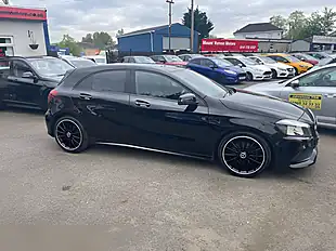 Used 2017 Mercedes-Benz a Class AMG Line Black - Interior and Exterior details 9