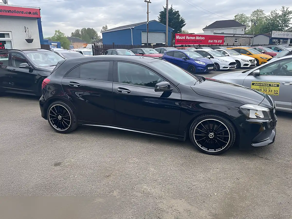 Used 2017 Mercedes-Benz a Class AMG Line Black - Interior and Exterior details 9