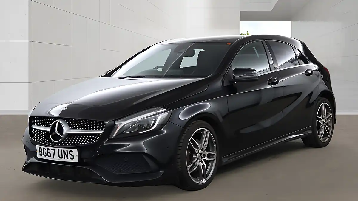 Used 2017 Mercedes-Benz a-Class AMG Line Black - Interior and Exterior details 2