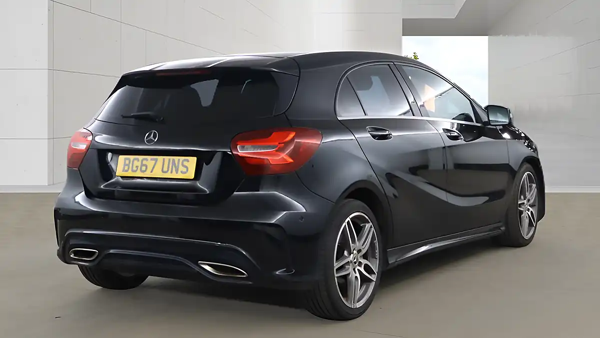 Used 2017 Mercedes-Benz a-Class AMG Line Black - Interior and Exterior details 4