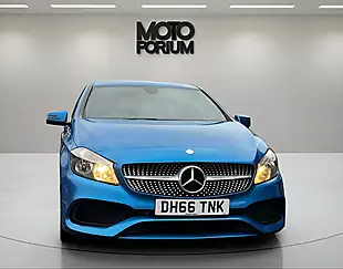 Used 2017 Mercedes-Benz a Class AMG Line Blue - Interior and Exterior details 10
