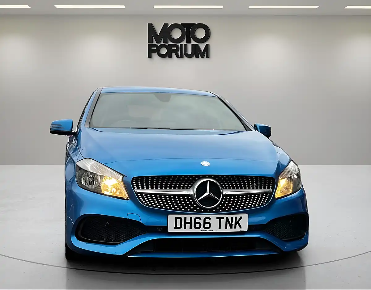 Used 2017 Mercedes-Benz a Class AMG Line Blue - Interior and Exterior details 10