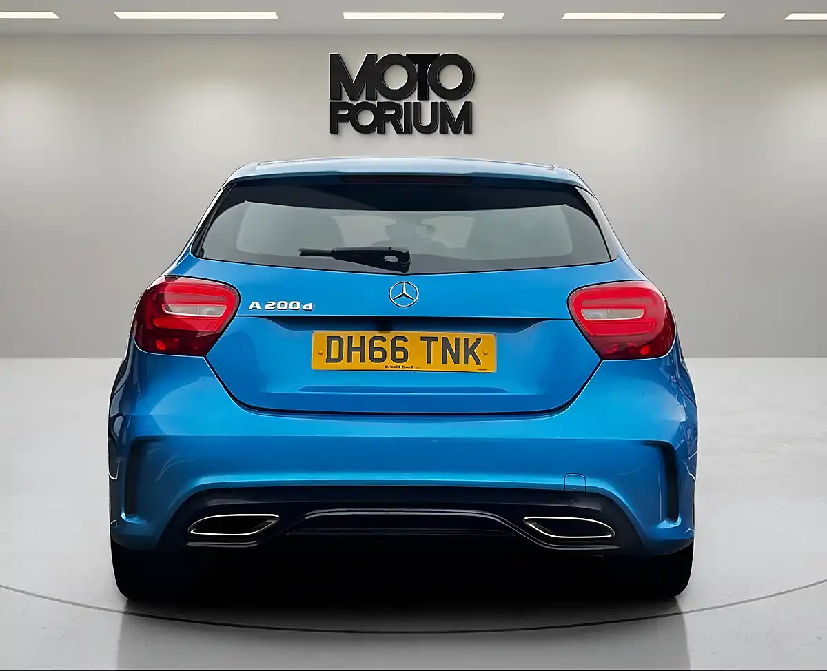 Used 2017 Mercedes-Benz a Class AMG Line Blue - Interior and Exterior details 11