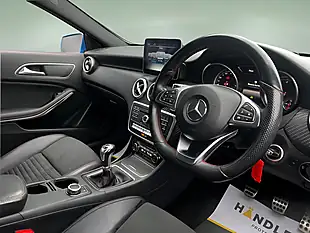Used 2017 Mercedes-Benz a Class AMG Line Blue - Interior and Exterior details 16