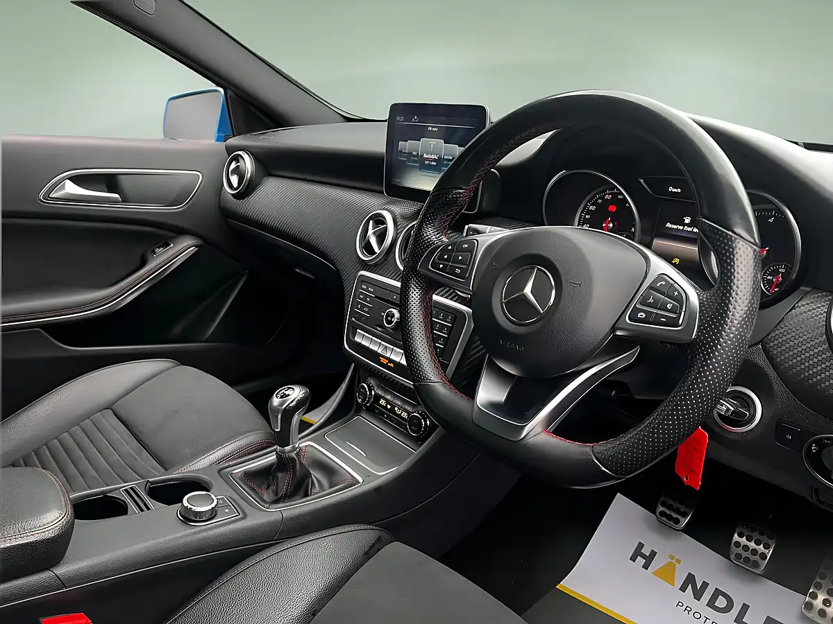 Used 2017 Mercedes-Benz a Class AMG Line Blue - Interior and Exterior details 16