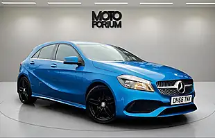 Used 2017 Mercedes-Benz a Class AMG Line Blue - Interior and Exterior details 3