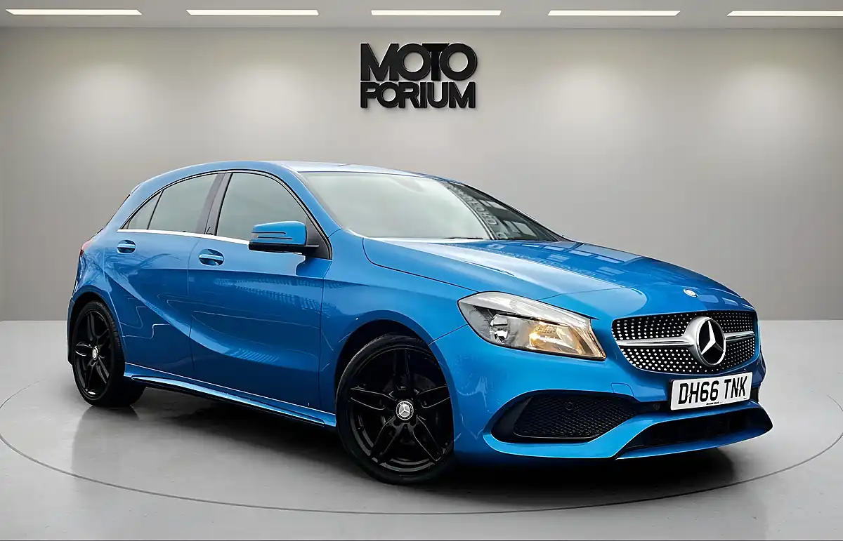 Used 2017 Mercedes-Benz a Class AMG Line Blue - Interior and Exterior details 3