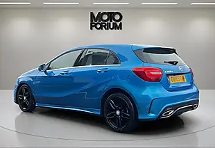 Used 2017 Mercedes-Benz a Class AMG Line Blue - Interior and Exterior details 5