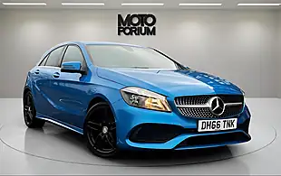 Used 2017 Mercedes-Benz a Class AMG Line Blue - Interior and Exterior details 8