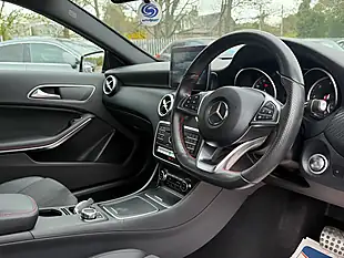 Used 2017 Mercedes-Benz a-Class AMG Line Cosmos Black - Interior and Exterior details 13