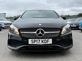 Used 2017 Mercedes-Benz a-Class AMG Line Cosmos Black - Interior and Exterior details 2