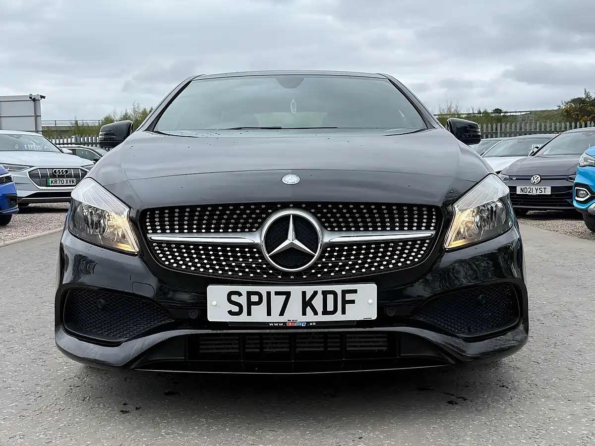 Used 2017 Mercedes-Benz a-Class AMG Line Cosmos Black - Interior and Exterior details 2
