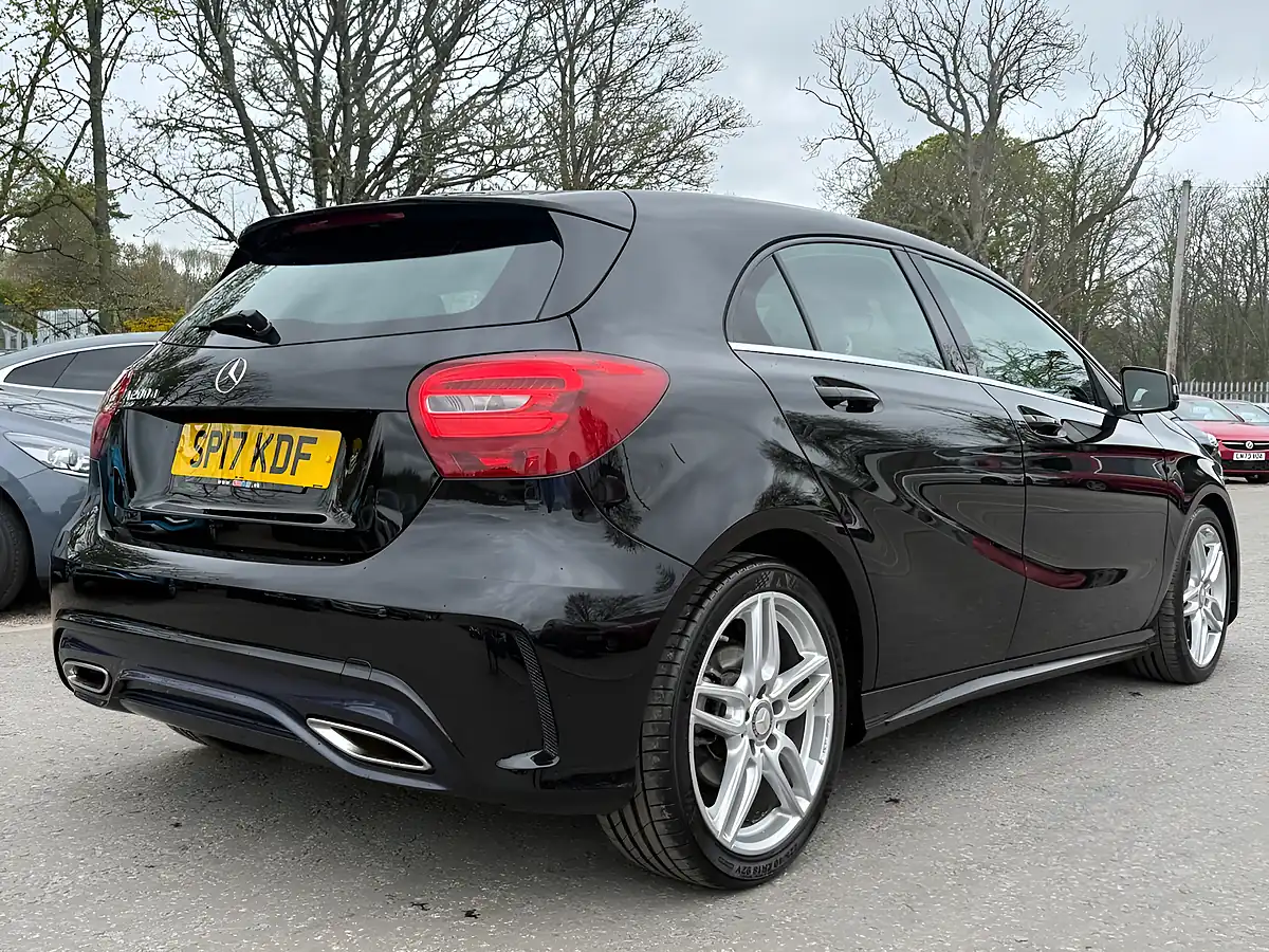 Used 2017 Mercedes-Benz a-Class AMG Line Cosmos Black - Interior and Exterior details 5