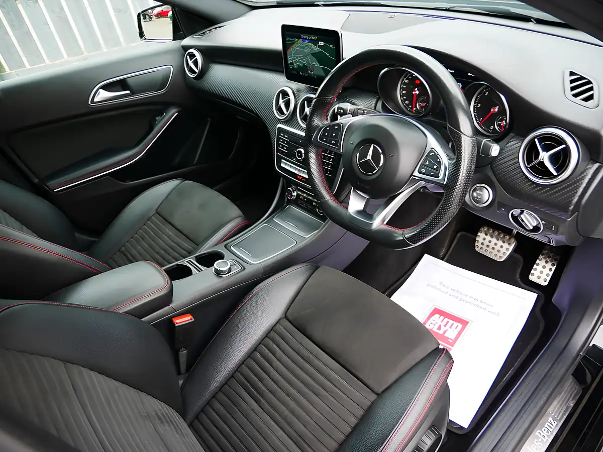 Used 2017 Mercedes-Benz a Class AMG Line Cosmos Black Metallic - Interior and Exterior details 10