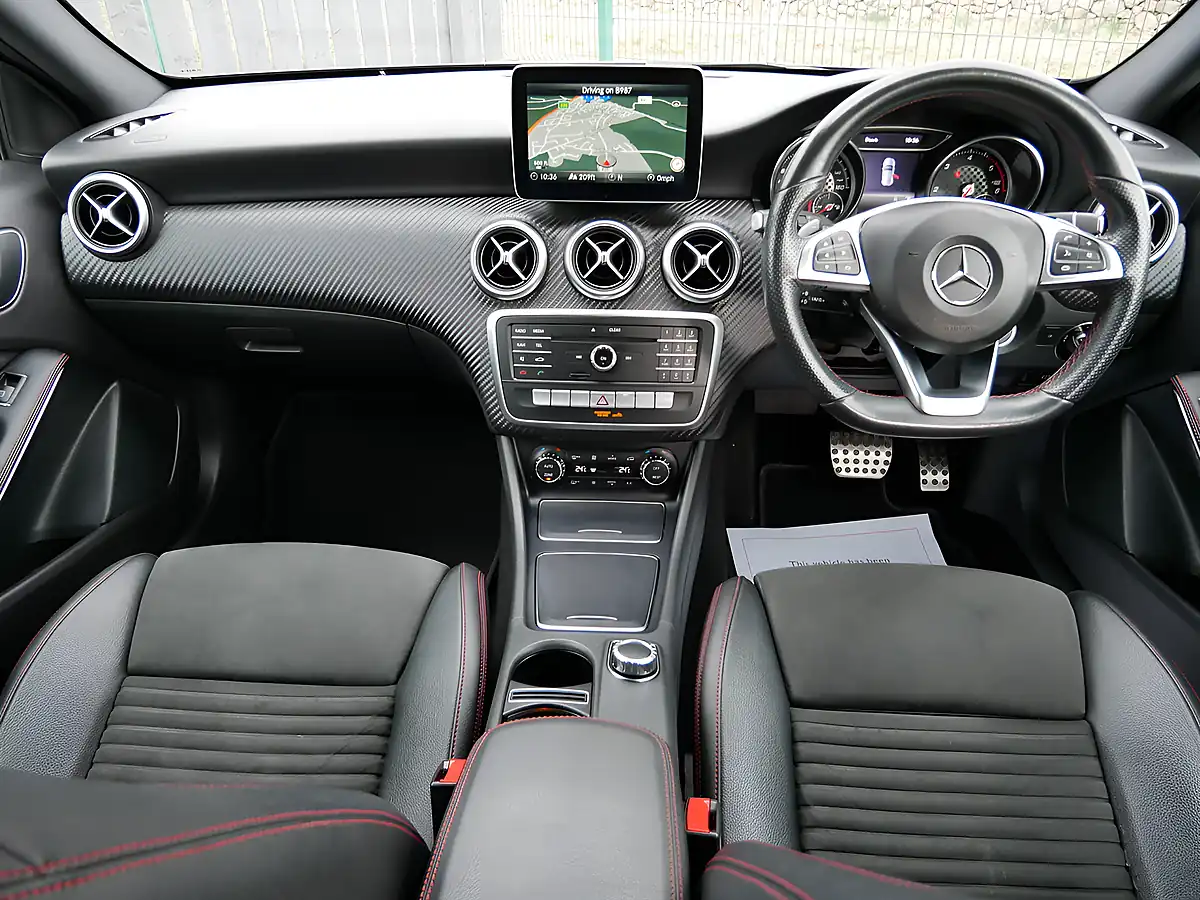 Used 2017 Mercedes-Benz a Class AMG Line Cosmos Black Metallic - Interior and Exterior details 13
