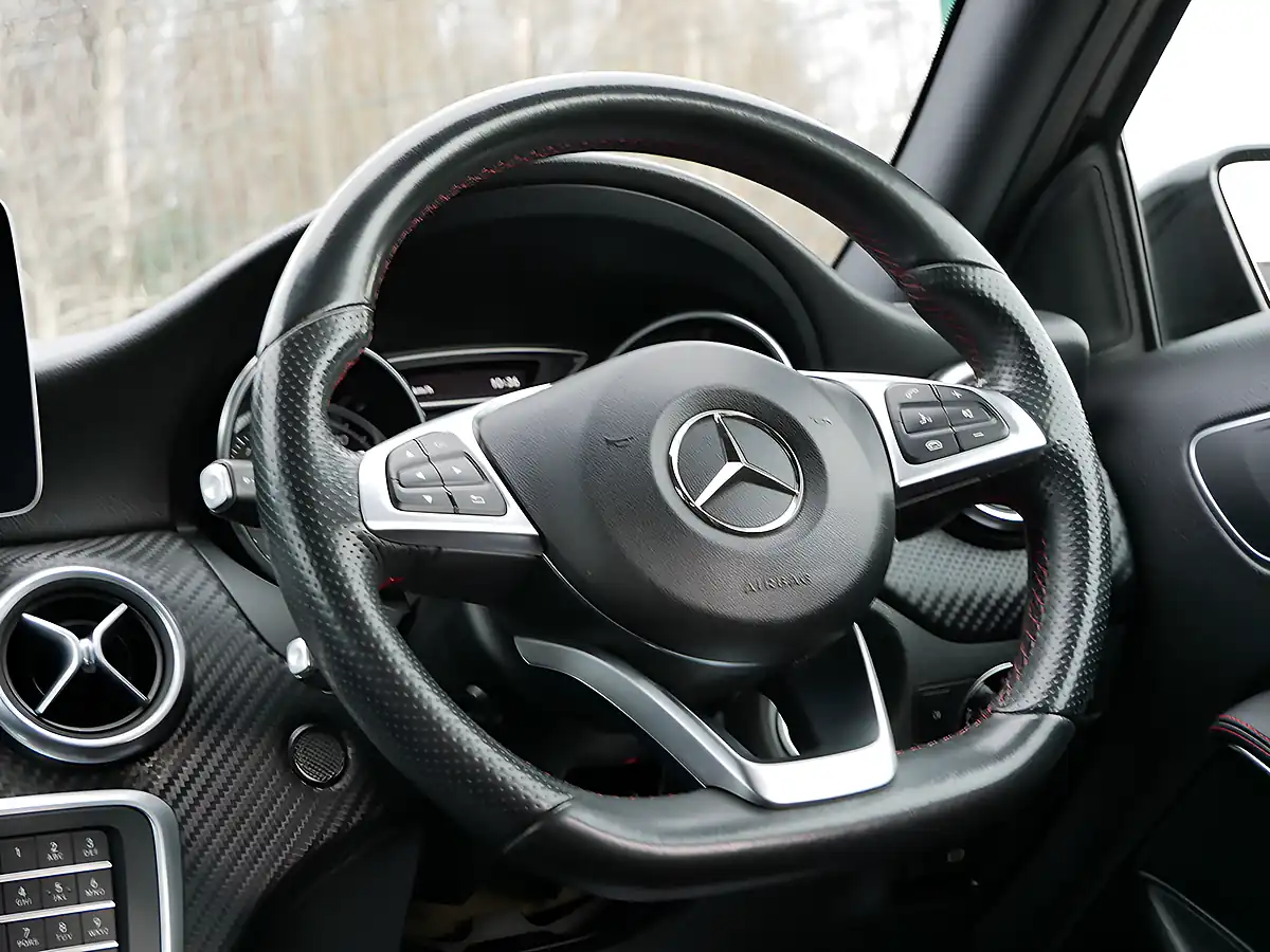 Used 2017 Mercedes-Benz a Class AMG Line Cosmos Black Metallic - Interior and Exterior details 16