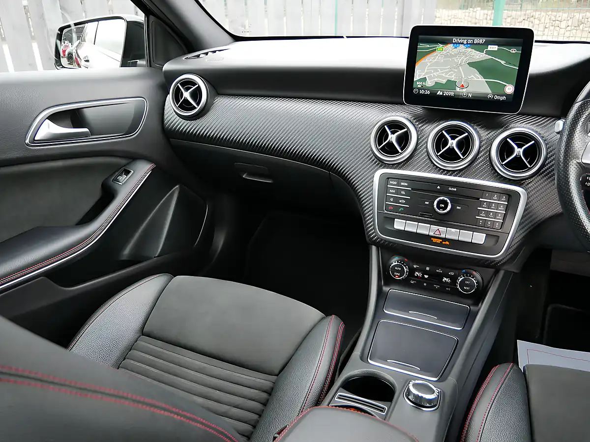 Used 2017 Mercedes-Benz a Class AMG Line Cosmos Black Metallic - Interior and Exterior details 17