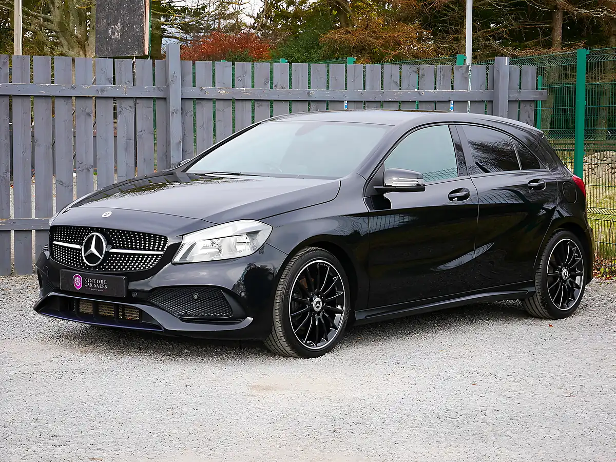 Used 2017 Mercedes-Benz a Class AMG Line Cosmos Black Metallic - Interior and Exterior details 4