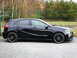 Used 2017 Mercedes-Benz a Class AMG Line Cosmos Black Metallic - Interior and Exterior details 5