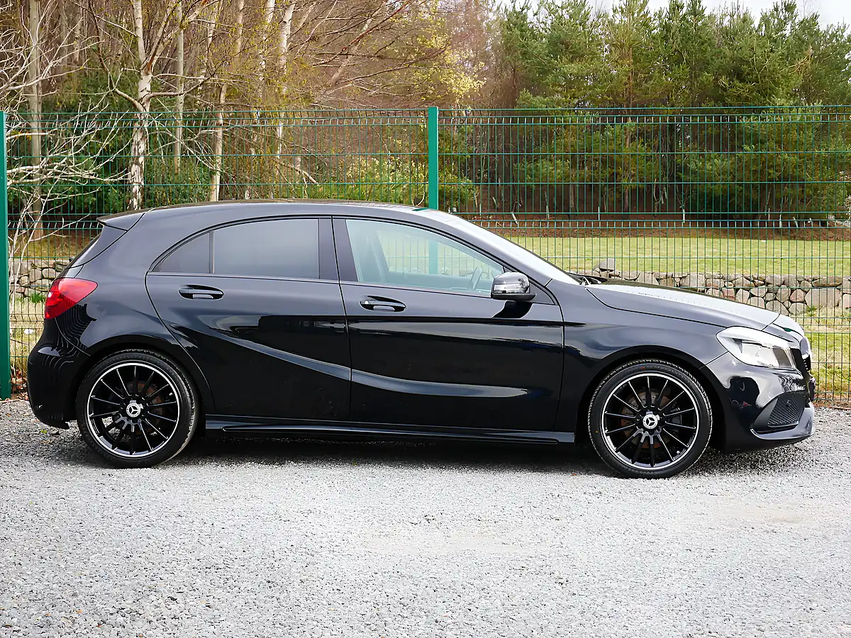 Used 2017 Mercedes-Benz a Class AMG Line Cosmos Black Metallic - Interior and Exterior details 5