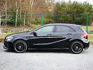 Used 2017 Mercedes-Benz a Class AMG Line Cosmos Black Metallic - Interior and Exterior details 6