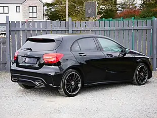 Used 2017 Mercedes-Benz a Class AMG Line Cosmos Black Metallic - Interior and Exterior details 9
