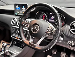 Used 2017 Mercedes-Benz a Class AMG Line (executive) Black - Interior and Exterior details 10