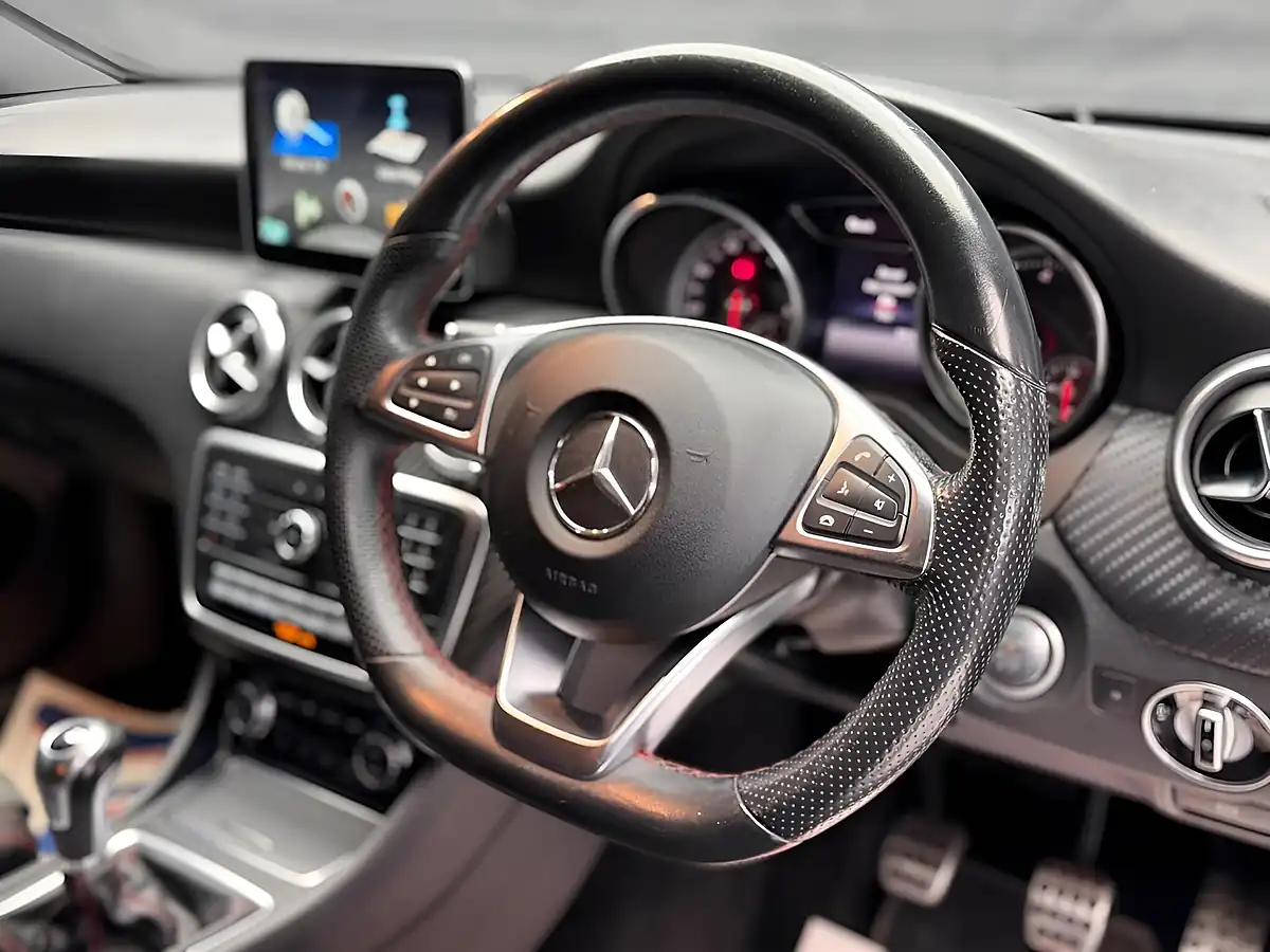 Used 2017 Mercedes-Benz a Class AMG Line (executive) Black - Interior and Exterior details 10