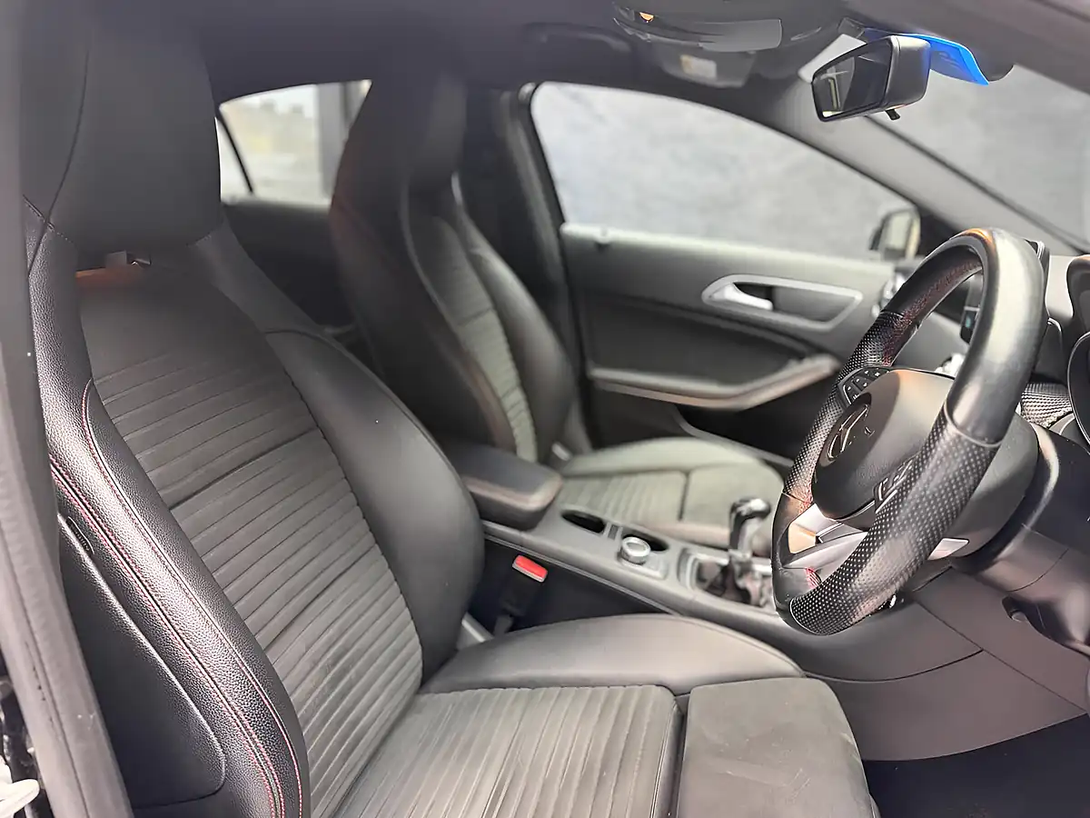 Used 2017 Mercedes-Benz a Class AMG Line (executive) Black - Interior and Exterior details 11