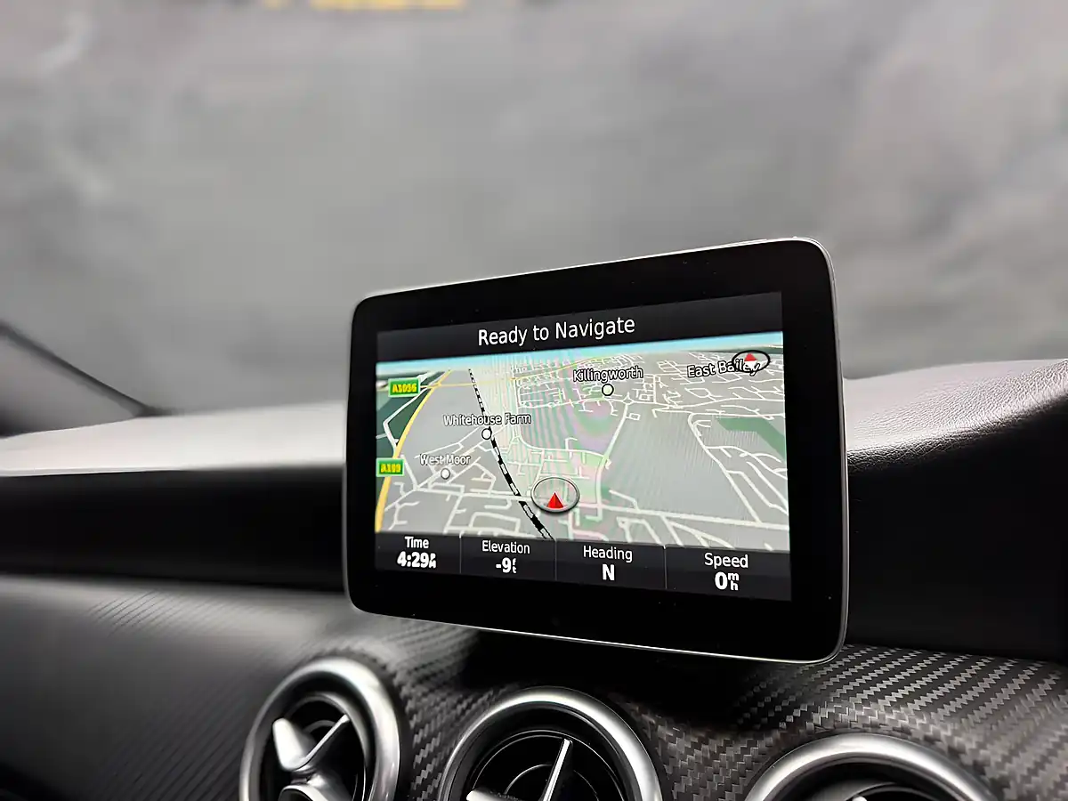 Used 2017 Mercedes-Benz a Class AMG Line (executive) Black - Interior and Exterior details 16