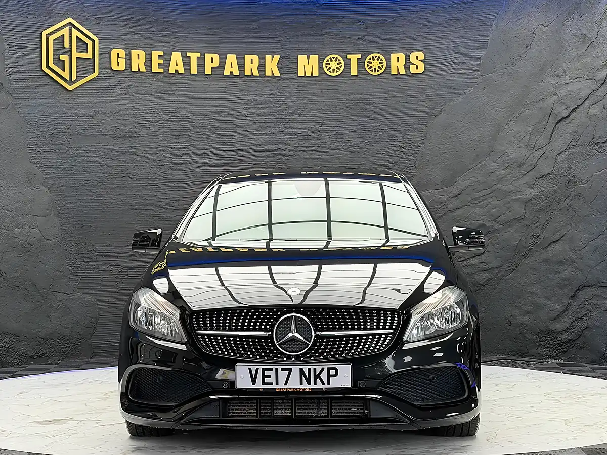 Used 2017 Mercedes-Benz a Class AMG Line (executive) Black - Interior and Exterior details 2