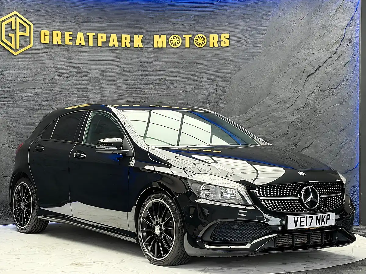 Used 2017 Mercedes-Benz a Class AMG Line (executive) Black - Interior and Exterior details 3