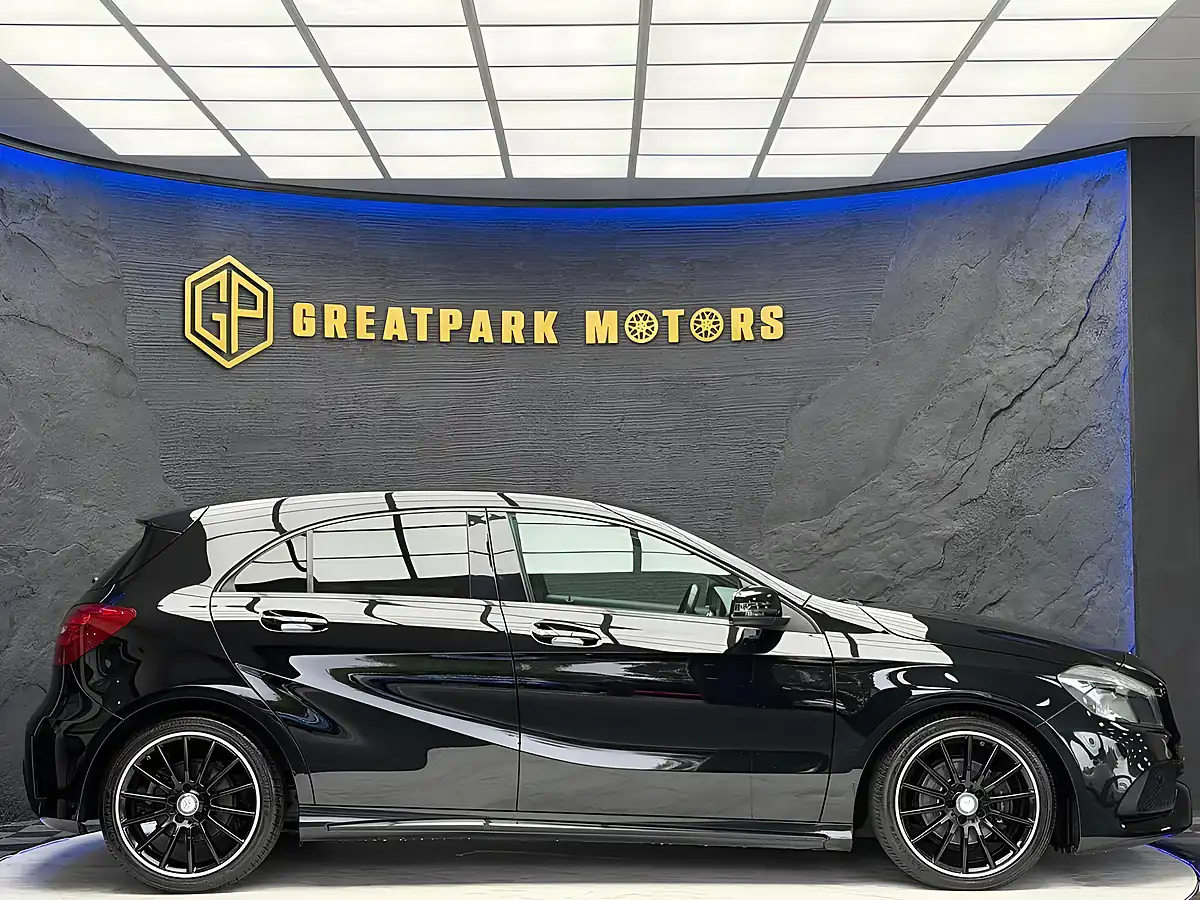 Used 2017 Mercedes-Benz a Class AMG Line (executive) Black - Interior and Exterior details 4