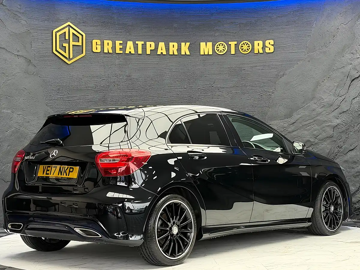 Used 2017 Mercedes-Benz a Class AMG Line (executive) Black - Interior and Exterior details 5