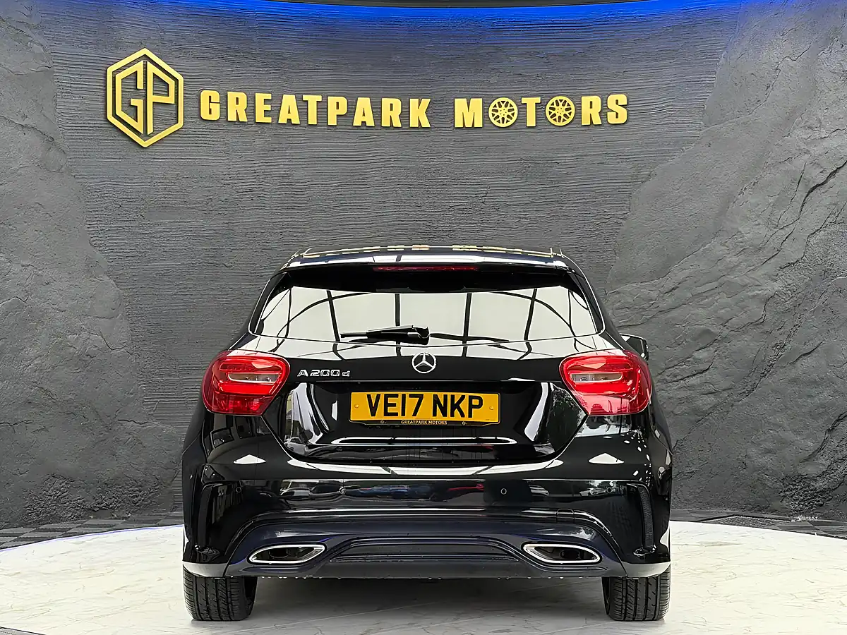 Used 2017 Mercedes-Benz a Class AMG Line (executive) Black - Interior and Exterior details 6