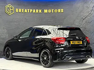 Used 2017 Mercedes-Benz a Class AMG Line (executive) Black - Interior and Exterior details 7