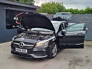 Used 2017 Mercedes-Benz a Class AMG Line (executive) Black - Interior and Exterior details 10