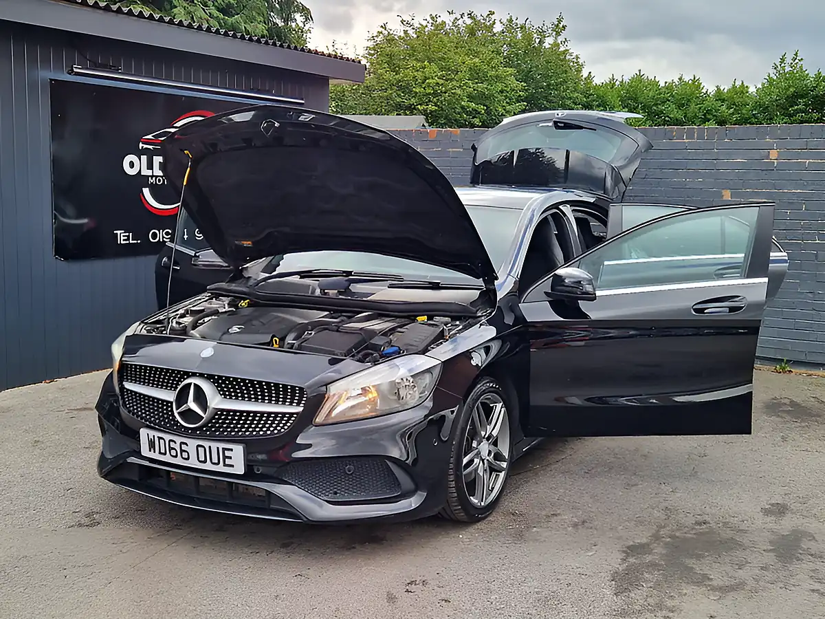 Used 2017 Mercedes-Benz a Class AMG Line (executive) Black - Interior and Exterior details 10